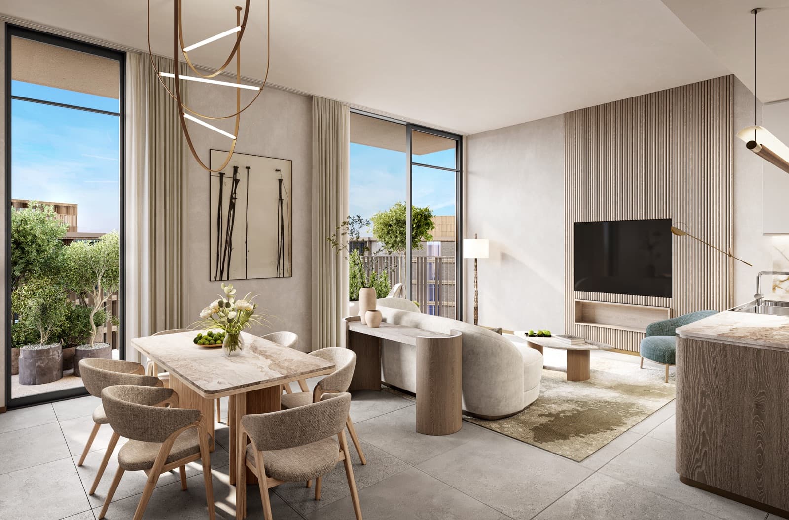 Arancia Yards 3 Bedroom — interior render